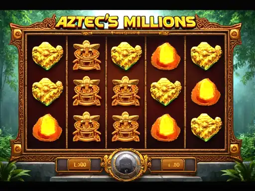 Aztecs Millions pokie artwork at Ozwin Casino